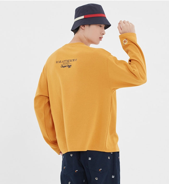 ロマンティッククラウン(ROMANTIC CROWN)  [CHUPA CHUPS X RMTCRW]LOGO LONG SLEEVE_YELLOW