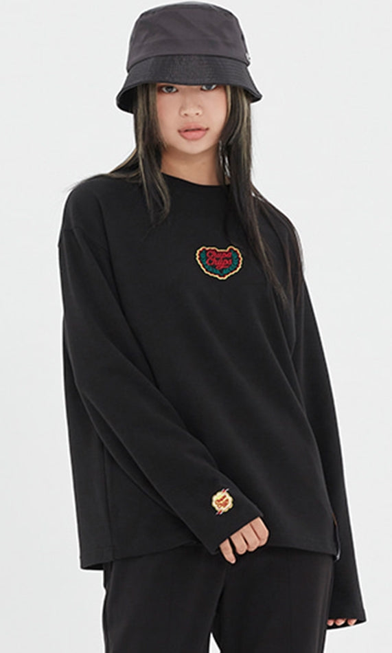 ロマンティッククラウン(ROMANTIC CROWN)  [CHUPA CHUPS X RMTCRW]LOGO LONG SLEEVE_BLACK