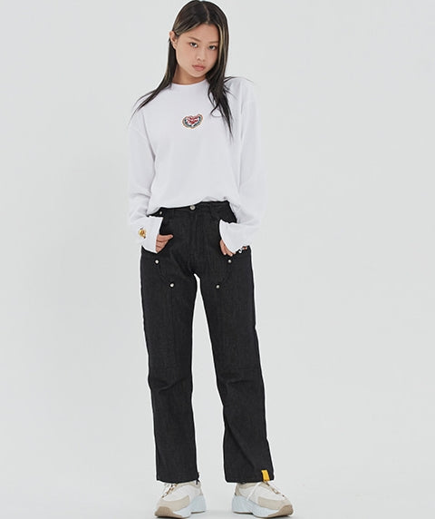 ロマンティッククラウン(ROMANTIC CROWN)  [CHUPA CHUPS X RMTCRW]LOGO LONG SLEEVE_WHITE