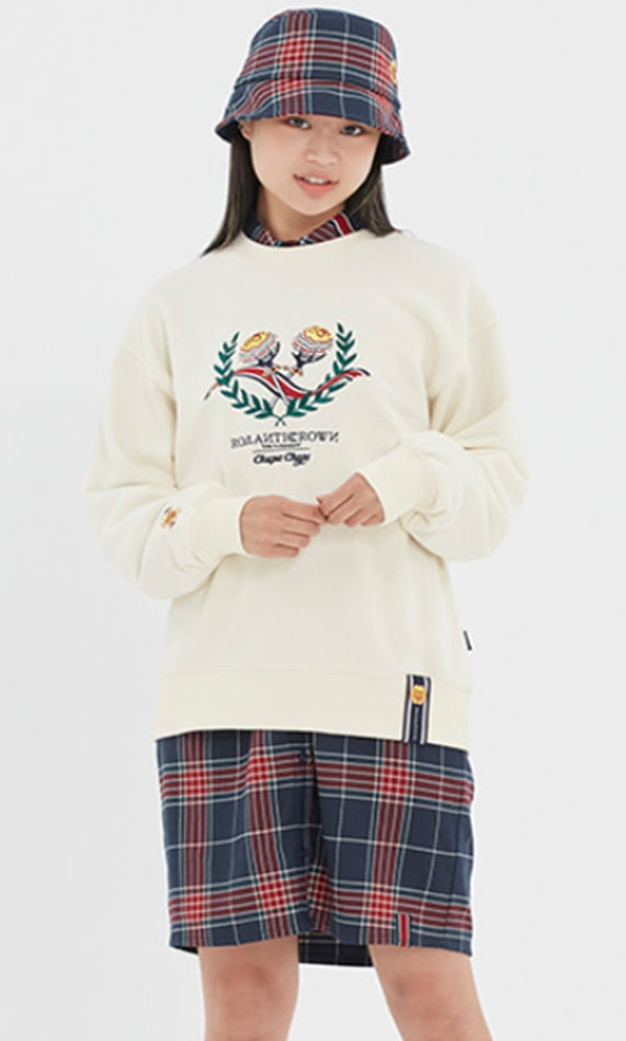 ロマンティッククラウン(ROMANTIC CROWN) [CHUPA CHUPS X RMTCRW]CANDY SWEAT SHIRT_OATMEAL