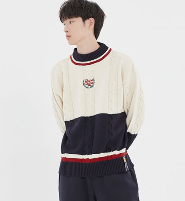 ロマンティッククラウン(ROMANTIC CROWN) [CHUPA CHUPS X RMTCRW]CHAIN KNIT_OATMEAL