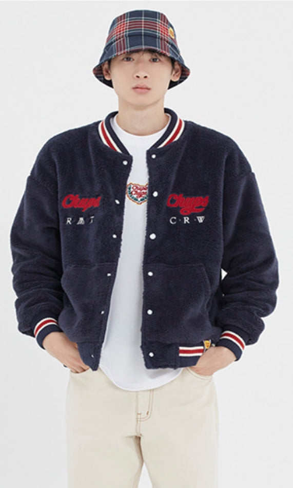 ロマンティッククラウン(ROMANTIC CROWN)[CHUPA CHUPS X RMTCRW]FLEECE JUMPER_NAVY