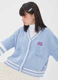 TARGETTO(ターゲット) COMBI CABLE CARDIGAN_LIGHT BLUE