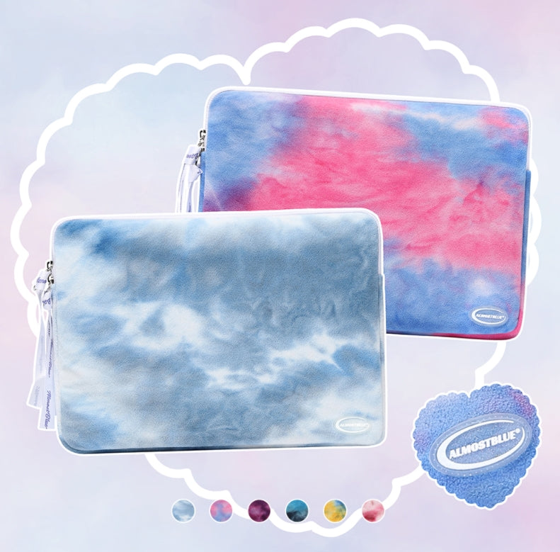オルモストブルー(Almost Blue) TIE DYE LAPTOP POUCH