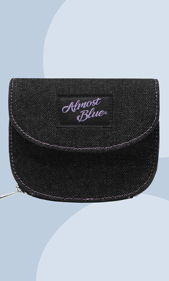 オルモストブルー(Almost Blue) DENIM HALF MOON WALLET