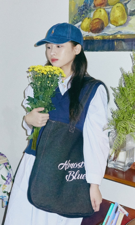 オルモストブルー(Almost Blue) DENIM TOTE BAG