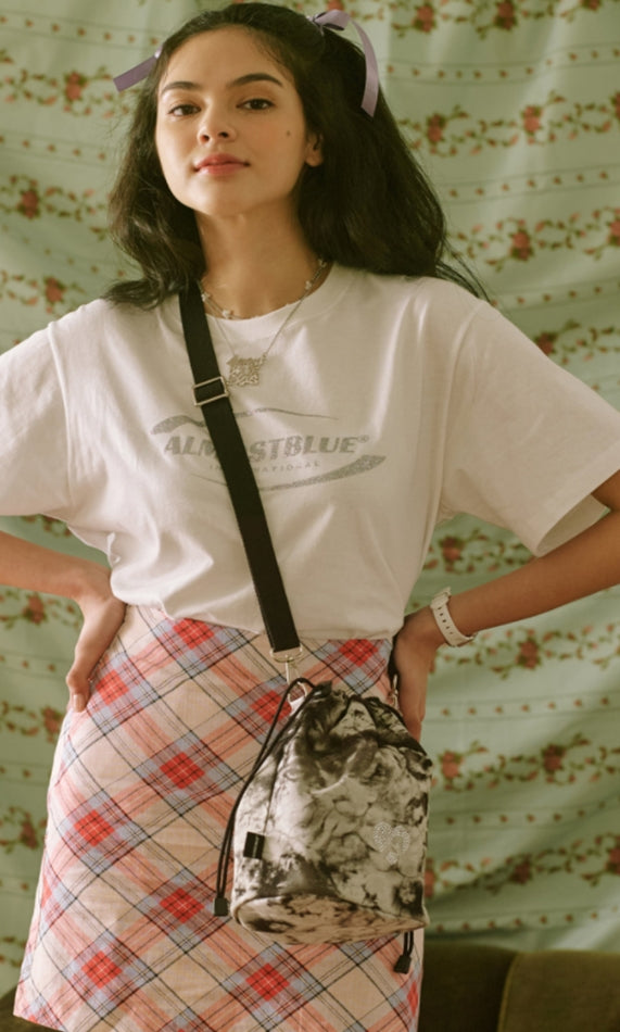 オルモストブルー(Almost Blue)  TIE-DYE MINI CROSS BAG