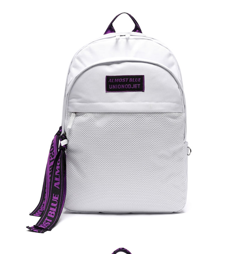 オルモストブルー(Almost Blue) ALMOST BLUE X UNION OBJET ULTRA VIOLET BACKPACK - WHITE