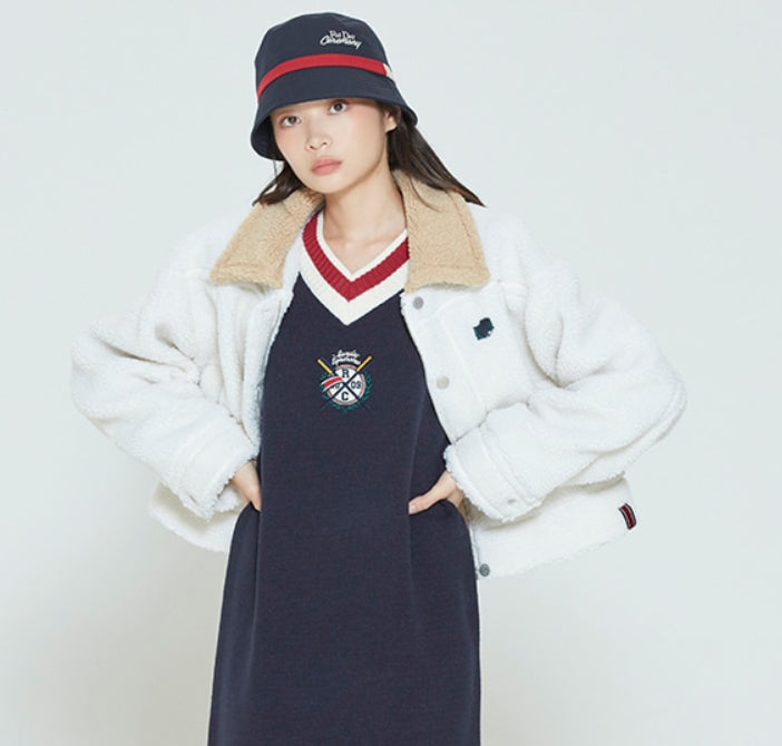 ロマンティッククラウン(ROMANTIC CROWN)  WOMANS WINTER SHERPA JACKET_OATMEAL