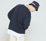 ロマンティッククラウン(ROMANTIC CROWN) SUNDAY SYNDROME CADILLAC SWEATSHIRT_NAVY