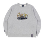 ロマンティッククラウン(ROMANTIC CROWN) SUNDAY SYNDROME CADILLAC SWEATSHIRT_GREY