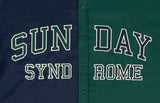 ロマンティッククラウン(ROMANTIC CROWN) SUNDAY SYNDROME COLOR BLOCK SHIRT_NAVY