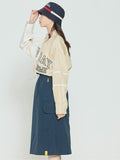 ロマンティッククラウン(ROMANTIC CROWN) SUNDAY SYNDROME COLOR BLOCK SHIRT_OATMEAL