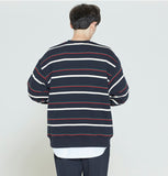 ロマンティッククラウン(ROMANTIC CROWN) PADDLING LOGO SWEATSHIRT_NAVY