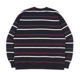 ロマンティッククラウン(ROMANTIC CROWN) PADDLING LOGO SWEATSHIRT_NAVY