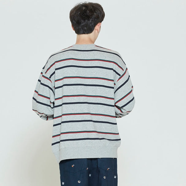 ロマンティッククラウン(ROMANTIC CROWN) PADDLING LOGO SWEATSHIRT_GREY