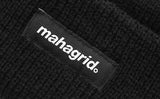 mahagrid (マハグリッド)  ORIGIN LOGO SHORT BEANIE [BLACK]