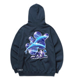 mahagrid (マハグリッド)  DOLPHIN HOODIE [NAVY]