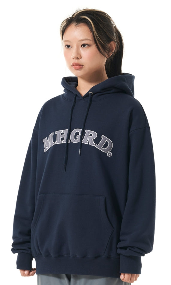 mahagrid (マハグリッド)    SKOOL ARCH LOGO HOODIE [NAVY]