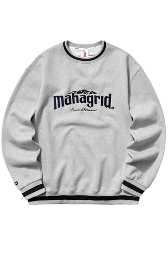 mahagrid (マハグリッド)   MOUNTAIN SWEATSHIRT [GREY]