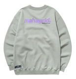 mahagrid (マハグリッド)   BACK LOGO SWEATSHIRT [SAGE]