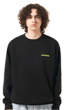 mahagrid (マハグリッド)  BACK LOGO SWEATSHIRT [BLACK]