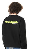 mahagrid (マハグリッド)  BACK LOGO SWEATSHIRT [BLACK]