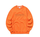 mahagrid (マハグリッド)  SHADOW LOGO SWEATSHIRT [ORANGE]