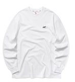 mahagrid (マハグリッド)   MAN LOGO LS TEE [WHITE]