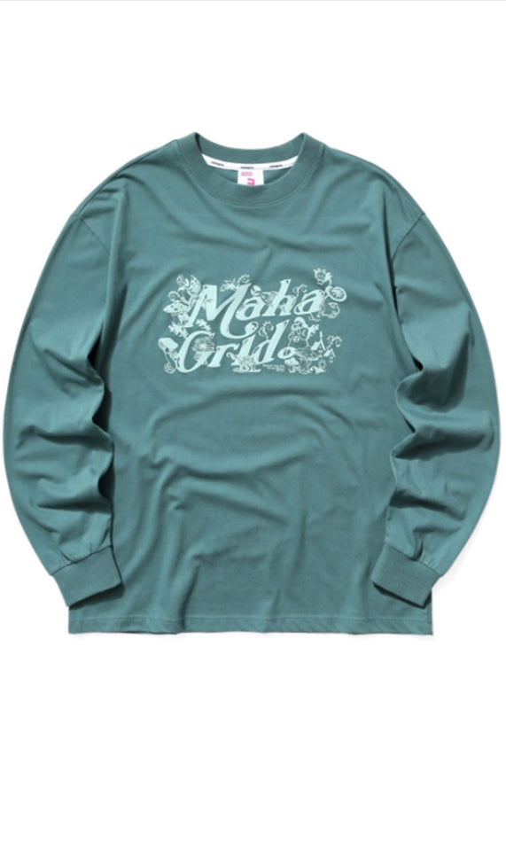 mahagrid (マハグリッド)   DESSINER LS TEE [GREEN]