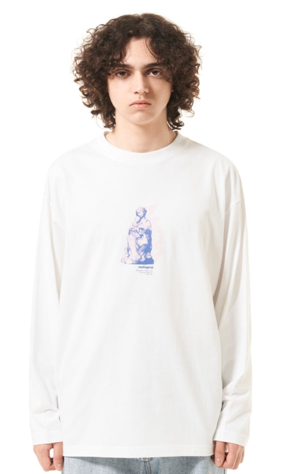 mahagrid (マハグリッド)    FIGURE LS TEE [WHITE]