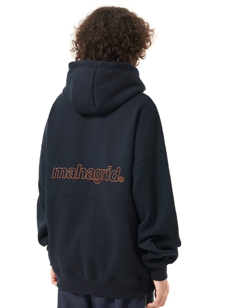 mahagrid (マハグリッド)  HALF ZIP HOODIE [NAVY]