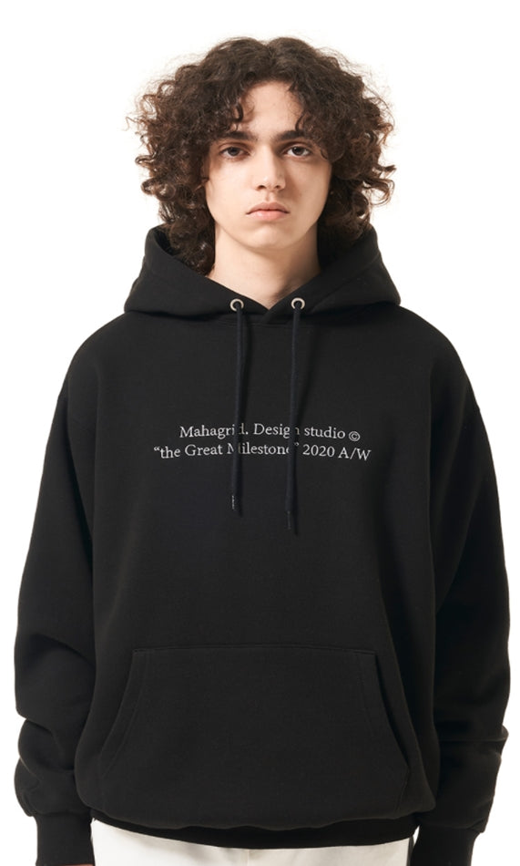mahagrid (マハグリッド) LOGO ARCHIVE HOODIE [CHARCOAL]