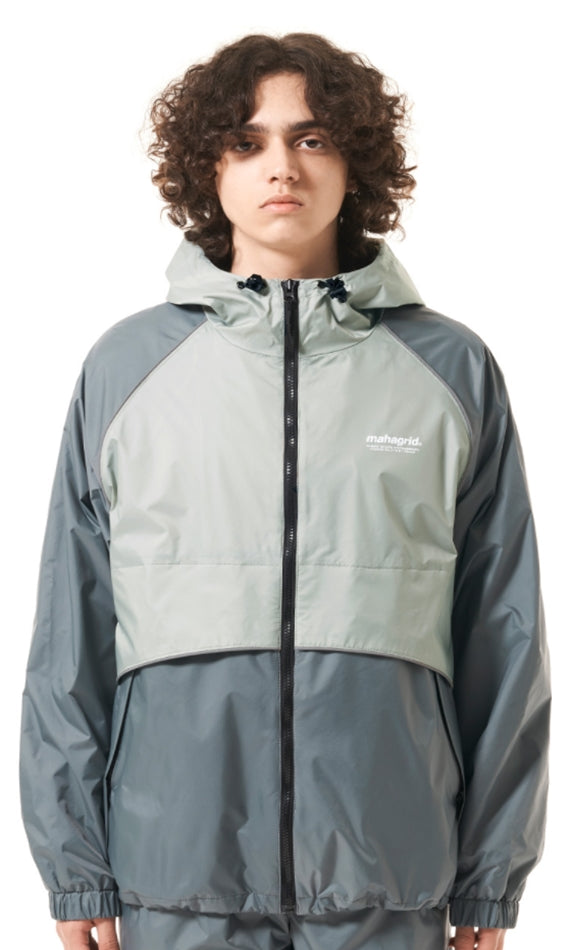 mahagrid (マハグリッド) REFLECTIVE WIND BREAKER [GREY]