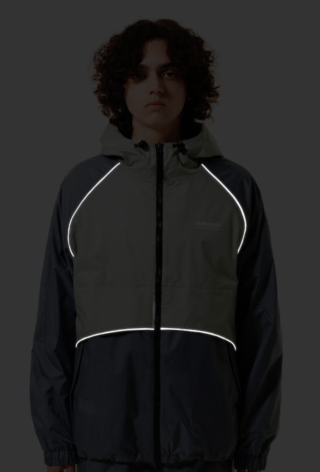 mahagrid (マハグリッド) REFLECTIVE WIND BREAKER [GREY]