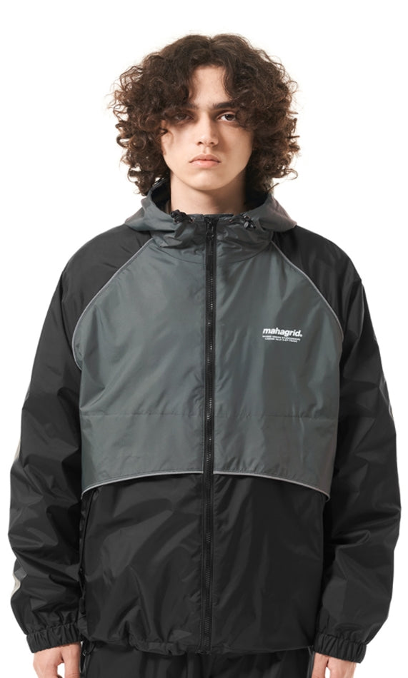 mahagrid (マハグリッド) REFLECTIVE WIND BREAKER [BLACK]