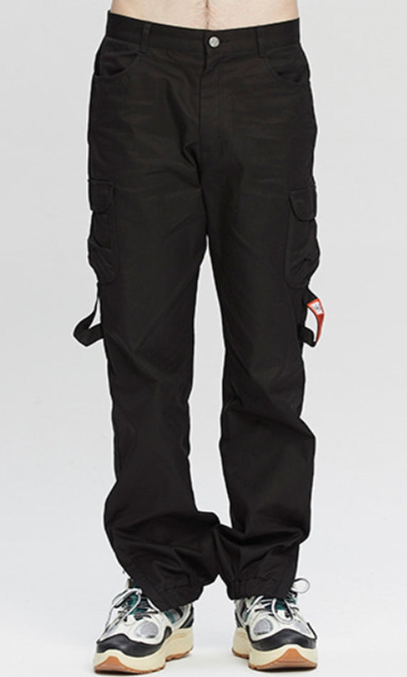 ベドインベド(BADINBAD)  POCKET COTTON JOGGER PANTS_BLACK