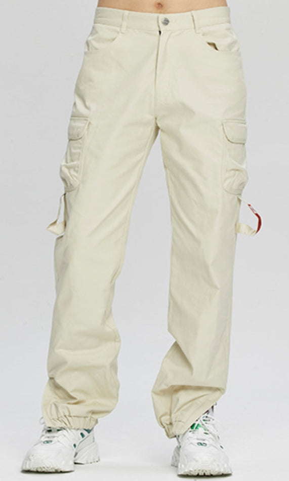 ベドインベド(BADINBAD)  POCKET COTTON JOGGER PANTS_OATMEAL