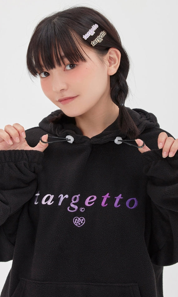 TARGETTO(ターゲット)  POLAR FLEECE HOODIE_Black
