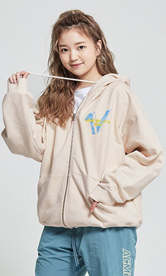 アクメドラビ(acme' de la vie)   MARKERS LOGO ZIPUP IVORY