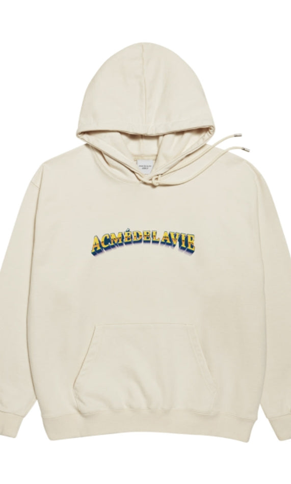 アクメドラビ(acme' de la vie)   CINEFILM HOODIE IVORY