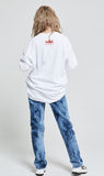 アクメドラビ(acme' de la vie) ADLV TIE-DYE DENIM PANTS FOR WOMEN BLUE