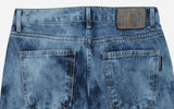 アクメドラビ(acme' de la vie) ADLV TIE-DYE DENIM PANTS FOR WOMEN BLUE