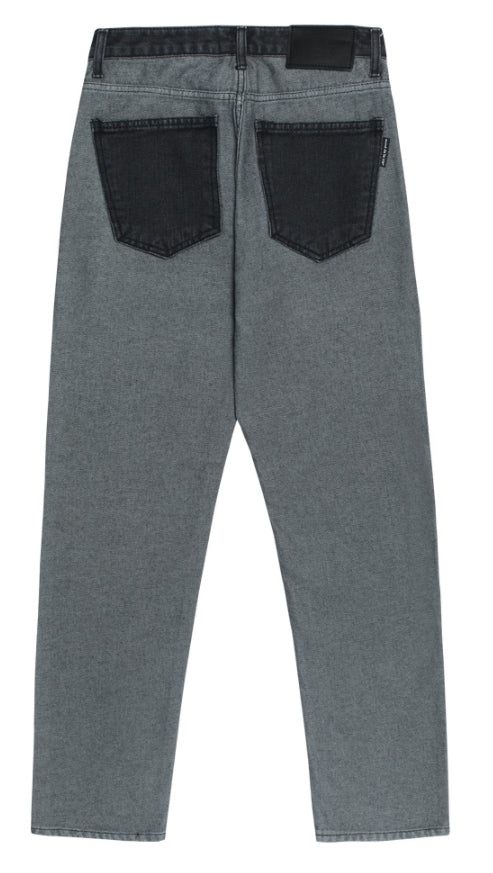 アクメドラビ(acme' de la vie) ADLV REVERSED DENIM PANTS FOR WOMEN BLACK