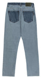 アクメドラビ(acme' de la vie) ADLV REVERSED DENIM PANTS FOR WOMEN BLUE