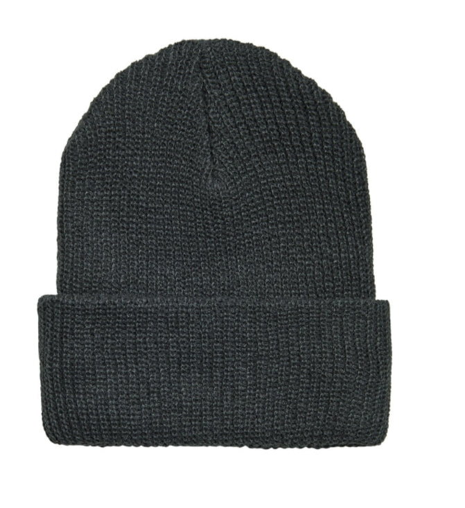 アクメドラビ(acme' de la vie) ADLV V SYMBOL LOGO BEANIE CHARCOAL