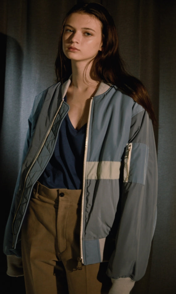 ORDINARY PEOPLE (오디너리피플) ORDINARY REVERSIBLE COLOR BLOCK GREY MA1