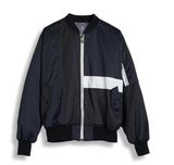 ORDINARY PEOPLE(オーディナリーピープル)  ORDINARY REVERSIBLE COLOR BLOCK NAVY MA1