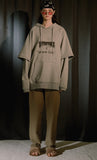 ORDINARY PEOPLE(オーディナリーピープル)   DOUBLE LAYERED GREY HOODIE