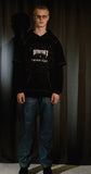 ORDINARY PEOPLE(オーディナリーピープル)   DOUBLE LAYERED BLACK HOODIE